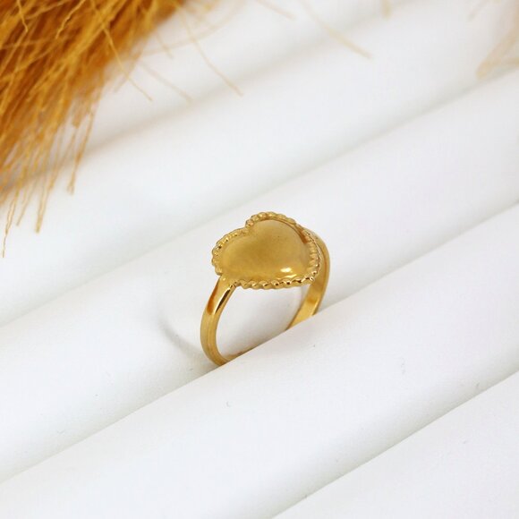 Sleek & Stylish Rhythmic Adjustable Rings in Durable Steel - Picture 1 of 2